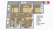 Prodej bytu 3+1, 65 m², Písek, ul. třída Přátelství