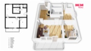 Prodej bytu 2+1, 60 m², Hradec Králové, ul. Ladova