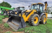 JCB 4CX Piling +vrták traktorbagr, r.v. 2019,