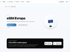 eSIM Evropa - datová eSIM na cesty