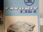 Papír. vystřihovánka Škoda Favorit 