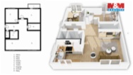 Prodej bytu 3+kk, 72 m² v Chrudimi, ul. U Stadionu