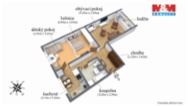 Prodej bytu 2+1, 68 m², Děčín, ul. Weberova