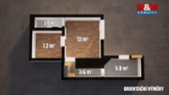 Prodej ateliéru 39 m², 2+kk se zahradou, centrum Česká Lípa