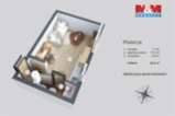 Pronájem bytu 1+kk, 19 m², Děčín, ul. Zámecká