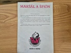 Stolní hra Maršál a Špión, rok 1987