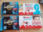 Kinder čokolády zdarma swap.