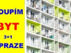 Byt v Praze 3+1 / KOUPÍM.
