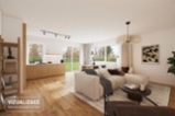 Prodej rozestavěného domu 4+kk, garáž, pozemek 949m2 u Karlštejna