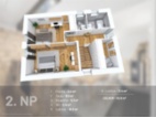 Prodej rozestavěného domu 4+kk, garáž, pozemek 949m2 u Karlštejna