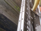 Žebřík cca 5m Třídílný žebřík jeden dil