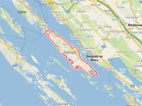 Vila na ostrově Pašman, Chorvatsko