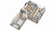 Prodej bytu 2+1 Brno - Komín, 3.NP, 57m2, balkon, sklep