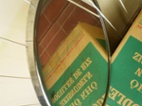 Starožitný tác art-deco zrcadlový