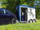 Pro přepravu koní Touring Country, ŠEDÝ, Přívěs