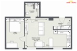 Pronájem bytu, 2+kk, 46 m2 s parkov