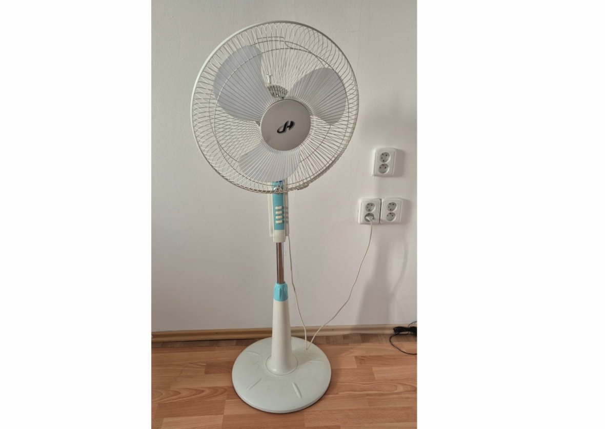 Stojací ventilátor s časovačem - bazar-zona.cz