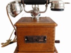 Starožitný francouzský telefon 1910 Thom