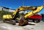 Komatsu 340 PC (33t bagr pásák, r.v. 2000, barva