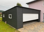 Plechová garáž 7x8 m