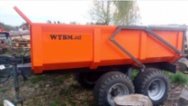 Agro sklápěč na 4t tandem vlek, r.v. 2013, barva