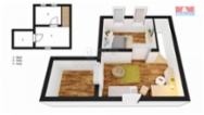 Prodej bytu 3+1, 65 m², se zahradou 928 m² Bělá nad Svitavou