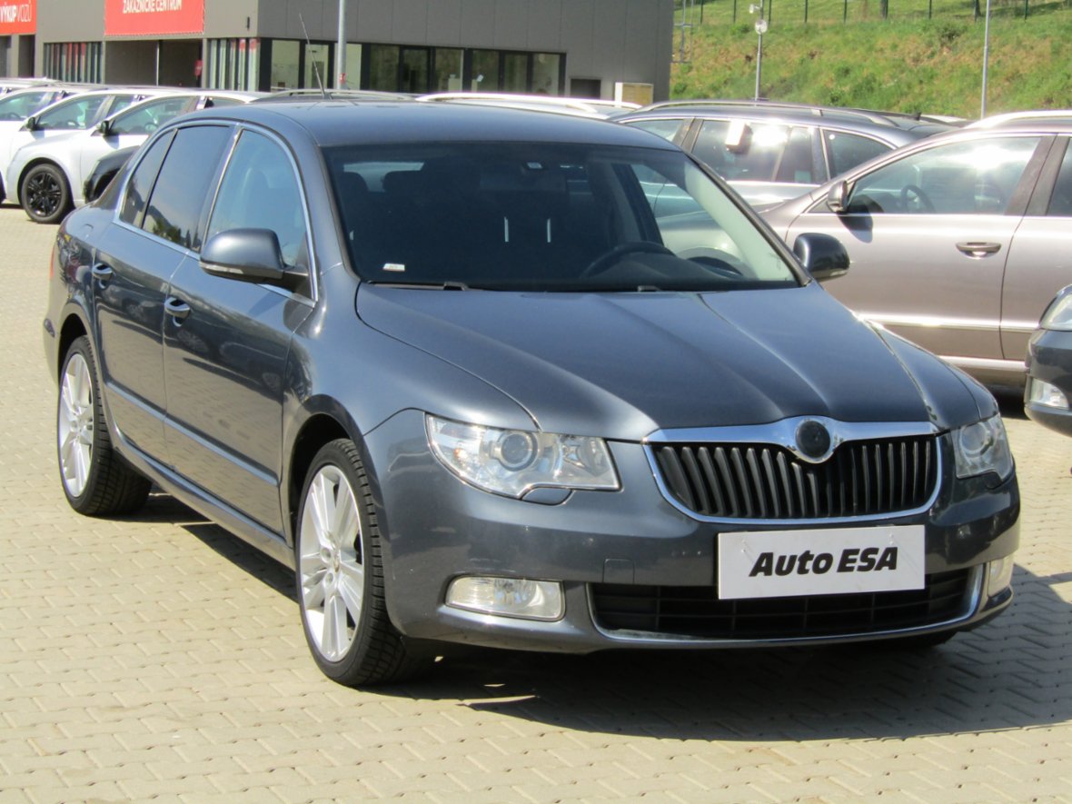 Škoda Superb II, 2.0TDi, ČR, Xenon, AC, liftback,