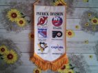 Vlajky klubů NHL+odznak LA Kings