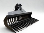 Hydraulická mřížová svahová lžíce 100cm