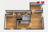 Prodej bytu 3+1+balkon, 55 m2, Nová Ves u Sokolova