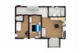 Pronájem, byt 3+kk 74m2 + 5m2 balkon + garážové stání - Praha - Karlín