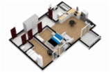Pronájem, byt 3+kk 74m2 + 5m2 balkon + garážové stání - Praha - Karlín
