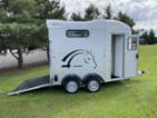 Pro přepravu koní Touring Country, BÍLÝ, Přívěs