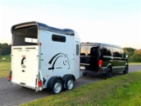 Pro přepravu koní Touring Country, BÍLÝ, Přívěs