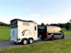 Pro přepravu koní Touring Country, BÍLÝ, Přívěs