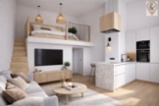 Designový byt 1+kk v Rezidenci Vodárna – skvělá
