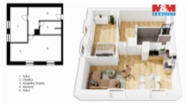 Prodej bytu 2+kk, 68 m², Strakov