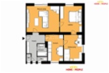 Prodej, byt 3+1, 72 m2 + balkón, Čá