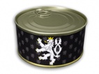 Opasek dárkový Český lev 4 cm - černý