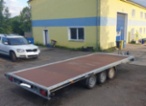 Valník 3.5t přívěs 5m plato 3os TOP!, ZÁNOVNÍ