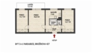 Prodej bytu 3+1 59 m² - Pardubice, Brožíkova 427