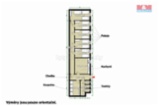 Pronájem bytu 1+kk, 10 m², Kožlany, ul. V Ouvoze