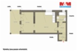 Pronájem bytu 2+kk, 48 m², Plzeň, ul. Žlutická
