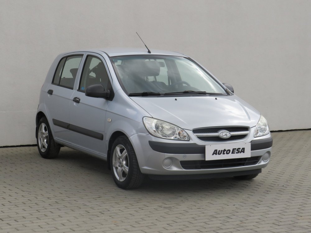 Hyundai Getz, 1.1i, ČR, AC, park.asist, hatchback,