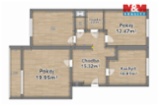Prodej bytu 3+1 s lodžií i garáží, 75 m², Chodská Lhota
