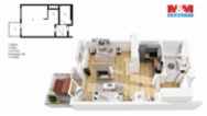 Pronájem bytu 1+kk, 37 m², Kralupy nad Vltavou, ul. Nádražní