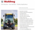 Multihog 4x4 komunál 3.5t!DEMO, r.v. 2023, barva
