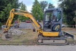 Komatsu PC35 guma 3.7t minibagr, 22, r.v. 2017,