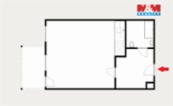 Prodej bytu 1+kk, CP 40 m², OV, Praha 10, ul. Boloňská