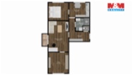 Prodej bytu 3+1, 63 m², Třeboň, ul. Nádražní